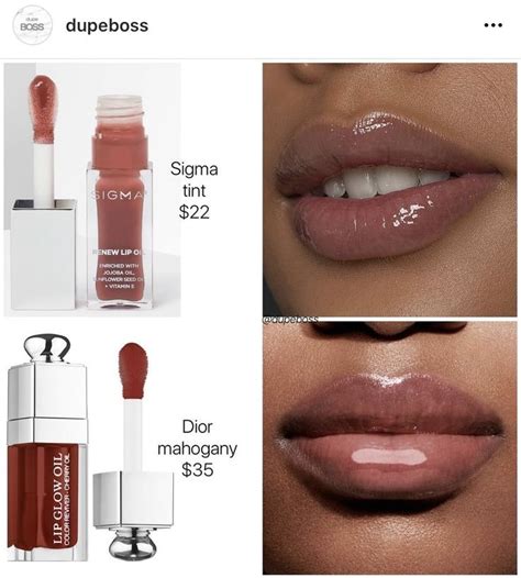 dupe dior addict lip glow|dior mahogany lip glow dupe.